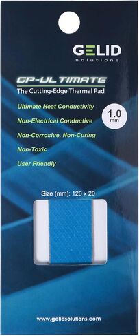 Gelid Solutions GP-Ultimate 15W- Thermal Pad 120x20x1.5mm. Excellent Heat Conduction, Ideal Gap Filler. Easy Installation in Kuwait