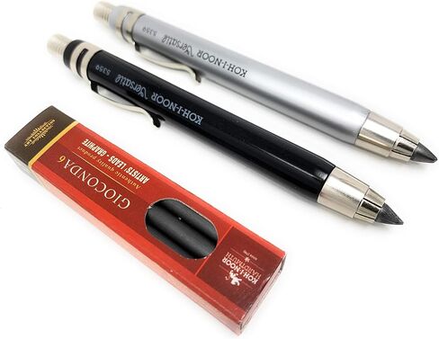 KOH-I-NOOR 5359 5.6mm Diameter Mechanical Clutch Lead Holder Pencil - Black in Saudi Arabia