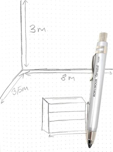 KOH-I-NOOR 5359 5.6mm Diameter Mechanical Clutch Lead Holder Pencil - Black in Saudi Arabia