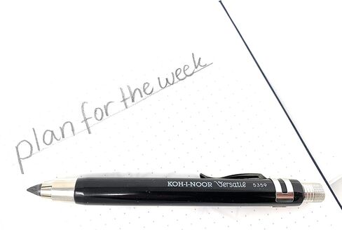 KOH-I-NOOR 5359 5.6mm Diameter Mechanical Clutch Lead Holder Pencil - Black in Saudi Arabia