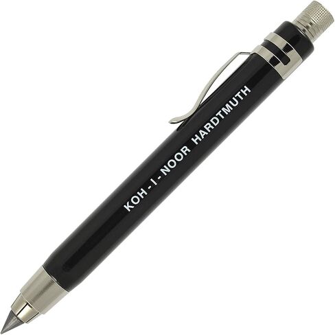 KOH-I-NOOR 5359 5.6mm Diameter Mechanical Clutch Lead Holder Pencil - Black in Saudi Arabia
