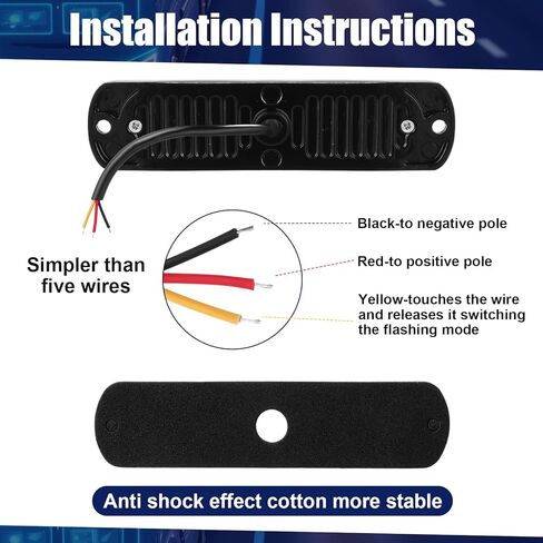 16 جهاز كمبيوتر شخصى مجموعة أضواء LED القوية 12 LED سطح جبل وامض الأضواء القوية مزامنة ميزة ضوء نحيف للغاية لشاحنة سيارة سيارة مصبغة صغيرة ضوء رئيس منارة الطوارئ أضواء التحذير من المخاطر in Kuwait