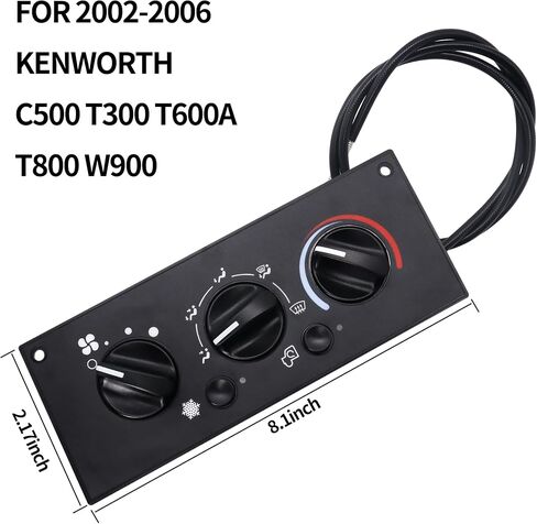 HiSport Climate Control Module 599-5511 Compatible with Kenworth T800 W900 T600A 2002-2006 AC Control Panel Replace F211025110 F2110071, F211025100, F211025110, F211032100,599-5511 in Saudi Arabia