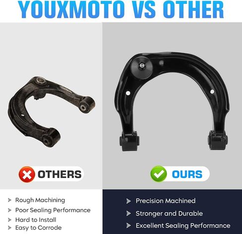 Front Upper Control Arms Driver Passenger Side Fit for Hyundai Azera 2006-2011, Sonata 2006-2010, Fit for Kia Amanti 2007-2009, 2pc Set in Saudi Arabia