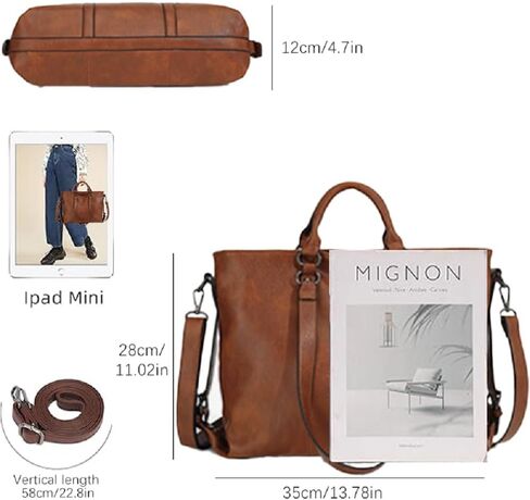 Pahajim Handbags for Women Large Designer Ladies Hobo bag Bucket Purse Faux Leather in Kuwait