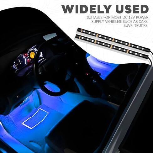 Car LED Strip Light, Car LED Atmosphere Lights, Auto Interior Decorative Lamp with Cigarette Adapter Plug, 12V Under Dash Night Light Universal for Motorcycle (Red, Cigarette Lighter) in Saudi Arabia