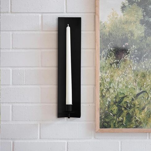 حامل شموع لتزيين الحائط من الزجاج والمعدن باللون الأزرق من NIKKKAPOETRY، مجموعة مكونة من قطعتين in Kuwait