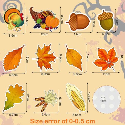 60 Pieces Thanksgiving Fall Autumn Classroom Bulletin Board Decorations Turkey Cutouts Maple Leaves Cutouts Corn Cutouts Acorn Cutouts for Thanksgiving Fall Classroom Wall Chalkboard Decor in Saudi Arabia