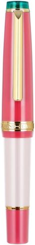 JinHao 82 Guava Fine Nib Fountain Pen,Short Acrylic Mini Pocket Pen with Ink Converter in Kuwait