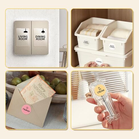NIIMBOT 3 Rolls Switch Labels for B1 B21 B3S B21Pro Label Maker, Light Switch Labels Stickers for House/School/Office in Kuwait