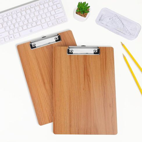 Clipboards,10 Pack Wooden Clipboards Hardboard,Standard A4 Letter Size Wood Clipboards Clip Boards for Office School Business Classroom in Kuwait