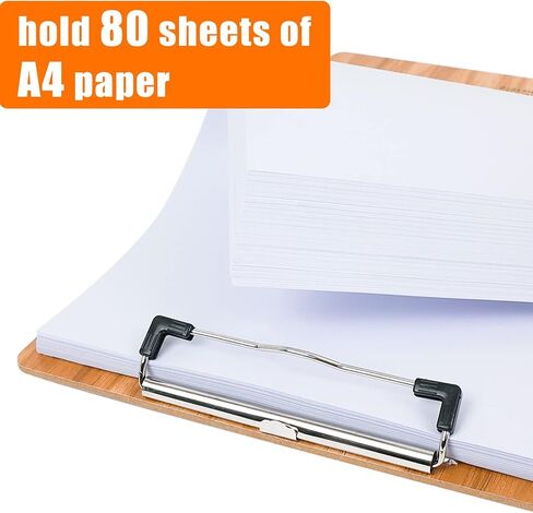 Clipboards,10 Pack Wooden Clipboards Hardboard,Standard A4 Letter Size Wood Clipboards Clip Boards for Office School Business Classroom in Kuwait