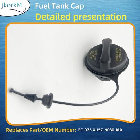 غطاء غاز FC-975، غطاء خزان الوقود متوافق مع Ford E-150 E-250 E-350 E-450 E-550 F-150 F-250 F-350 F-450 F-550 Windstar | 1998-2017 لينكولن نافيجيتور #XU5Z-9030-MA نوع قفل الدفع فقط in Kuwait