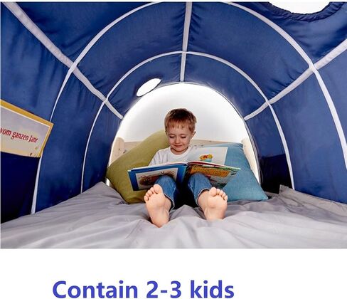 Upgrate Bed Tent Boys Girls Dream Canopy Tents with Net Curtain for Kids Privacy Space Portable Play Tent for Kids 55"×39"×31"(SpaceA) in Saudi Arabia