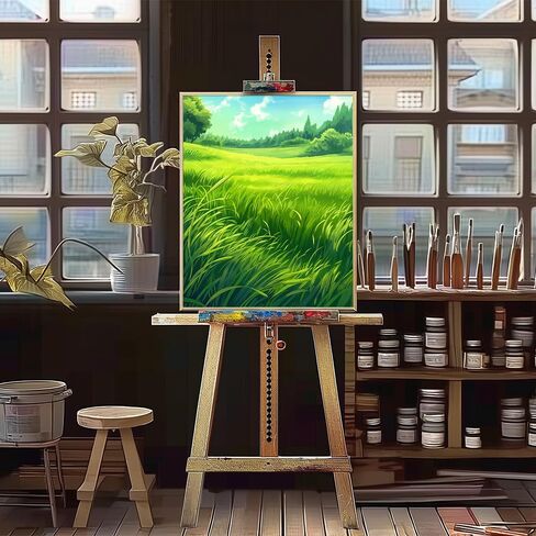 Natuyalo Paint by Numbers for Adults - DIY Adult Paint by Number Kits Painting on Canvas Forest on Winter Night Painting by Numbers for Beginners, Landscape Art Craft Kits for Adults (16x20 Inch) in Kuwait