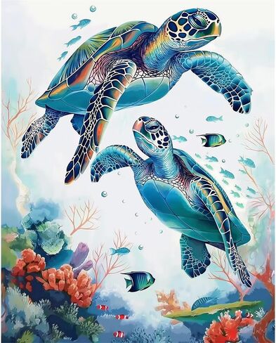 Natuyalo Paint by Numbers Kit for Adults, Paint by Numbers for Beginner Panda on Lotus Leaf, Paint by Number for Adults, Lake Landscape DIY Paint by Number for Gift Home Wall Decor 16x20 Inch in Saudi Arabia