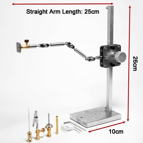 Stop Motion Animation Kit DIY-Stopmotion Rig Armature Rigging System with 5 Connectors for Animators, Stop Motion Stand Shooting Bracket Kits, Time-Lapse Product Photography - Arm Length 26cm, Silver in Saudi Arabia