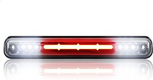 MZS Third Brake Light 3rd LED High Mount Stop Light Cargo Lamp Compatible with 2009 2010 2011 2012 2013 2014 2015 2016 2017 Ram 1500 2500 3500 Plug-N-Play Waterproof Smoked Lens Red/White in Saudi Arabia