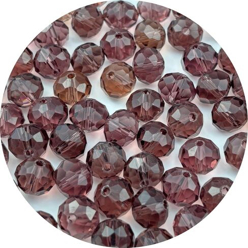 500pcs 4mm Crystal Glass Beads for Jewelry Making, Faceted Crystal Beads Rondelle Glass Spacer Beads for Wind Chimes Bracelet Earring Necklace DIY Craft(Pink) in Kuwait