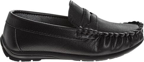 Josmo Boys Moccasin Driving Loafers - Casual Dress Penny Slip On Boat Shoes (Toddlers - Little Kids - Big Kids) in Saudi Arabia