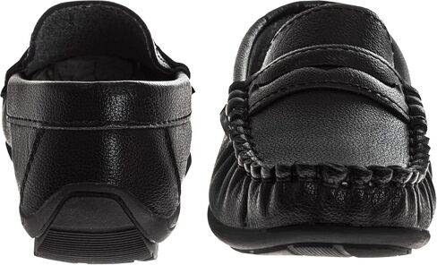Josmo Boys Moccasin Driving Loafers - Casual Dress Penny Slip On Boat Shoes (Toddlers - Little Kids - Big Kids) in Saudi Arabia