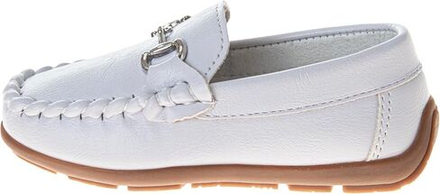Josmo Boys Moccasin Driving Loafers - Casual Dress Penny Slip On Boat Shoes (Toddlers - Little Kids - Big Kids) in Saudi Arabia