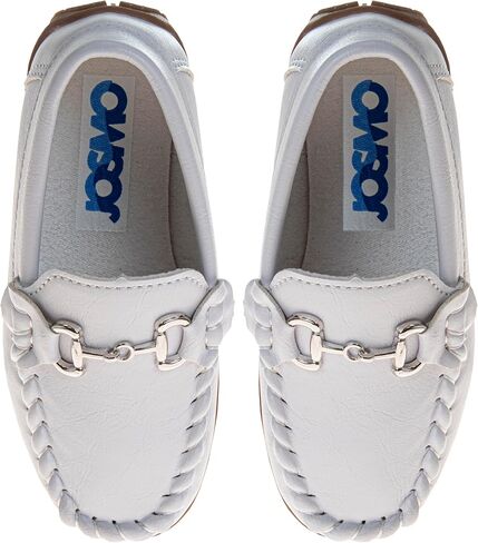 Josmo Boys Moccasin Driving Loafers - Casual Dress Penny Slip On Boat Shoes (Toddlers - Little Kids - Big Kids) in Saudi Arabia