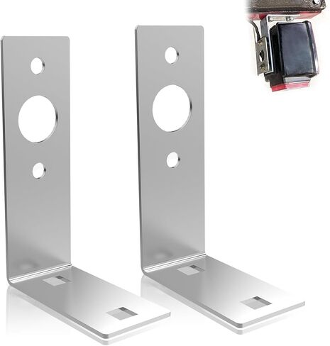 قطعتان من دعامات إضاءة المقطورة، دعامة إضاءة لمقطورة القارب، دعامة إضاءة ذيل على شكل حرف L، دعامة تثبيت ضوء المقطورة من الفولاذ المجلفن، لملحقات أجزاء أضواء المقطورة للقوارب in Kuwait