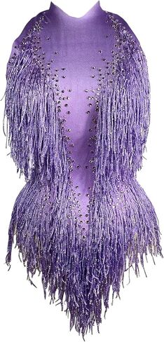 Sparkly Rhinestone Sexy Fringe Latin Dance Bodysuit for Women Team Performance Outfit Club Stage Dance Show Costume in Saudi Arabia