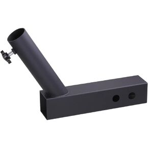 Universal Trailer Hitch Mount Flag Pole Holder,for Any Vehicle with 2" Hitch Receiver,Black