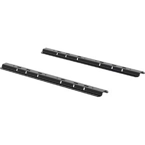 CURT 16104 Industry-Standard 5th Wheel Hitch Rails, Gloss Black, 25,000 Pounds