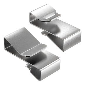25 PCS Trailer Frame Wire Clips 18mm / 0.72inch - Metal Trailer Wire Clips for Wire Management - Wire Clips for Boat Trailer - Metal Wire Clips for All Types Cargo Camper Boat Snowmobile Trailer
