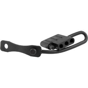 CURT 58750 Trailer-Side 4-Pin Flat Trailer Wiring Harness Connector Dust Cover,BLACK RUBBER