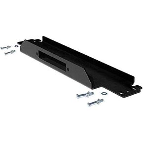 Rough Country Winch Mounting Plate for 1987-2006 Jeep Wrangler TJ/YJ - 1189, Front, Black