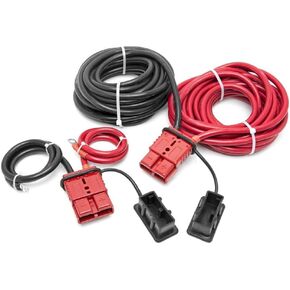 Rough Country 2 Quick Disconnect Winch Power Cable | 24 FT - RS108 , Black