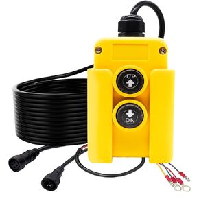 mxuteuk 4 Wire Dump Trailer Remote Control Switch 12V DC Hydraulic Pump Power Unit for Hydraulic Pump Lift Winch Dump Bed G018-4W