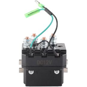 Winch Solenoid Relay Contactor, 12V 250A Solenoid Relay for ATV UTV 1500‑5000lb Winches