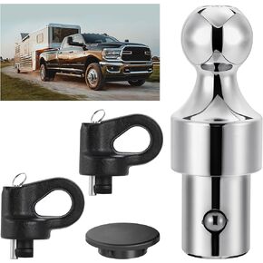 Rengue Gooseneck Hitch：60692 Puck System Gooseneck Ball kit 30000 lbs GTW/ 7500 lbs VTW, 2-5/16 Inch Ball Compatible with Ford F250 F350,Chevrolet Silverado 2500 HD 3500 HD,GMC Sierra 2500 HD 3500 HD.