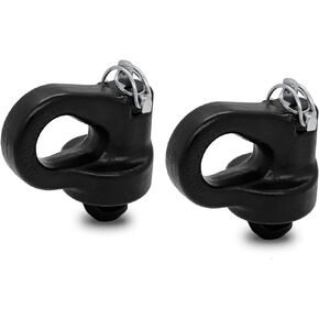 60691 Puck System Gooseneck Hitch Safety Chain Anchors, Compatible with 2013-2021 Ford F250 F350 F450, 2016-2020 Chevrolet Silverado, GMC Sierra & 2016-2023 Nissan Titan XD, 38000 lbs GTW, 2 PCS
