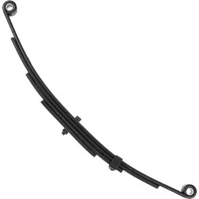 Trailer Leaf Spring 4 Leaf Double Eye 2500 lbs Cap for 5000 lbs Axle Suspension 25-1/4" Length fits SW4 - Set 2