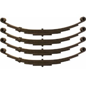 LIBRA Trailer Leaf Spring 5 Leaf Double Eye 3000# Cap for 6000# 6K Axle -Set 4