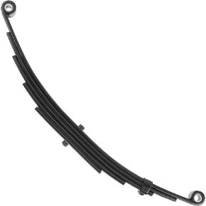 Trailer Leaf Spring 5 Leaf Double Eye 3000 lbs Cap for 6000 lbs Axle Suspension Length 25-1/4" fits for SW5 - Set 2