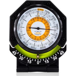 Sun Company AltiTilt - Dashboard Altimeter Inclinometer for Off-Road Vehicles | Read Altitude, Barometric Pressure, and Tilt