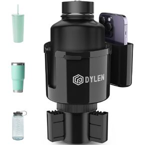 Car Cup Holder Expander, Cup Holder Extender Adapter for Car with Expandable Base, Fits Yeti 20/26/30/46oz, Hydroflask 32/40oz, Large Water Bottles in 2.8"-4.2" (16-46oz)
