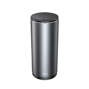 Car Trash Can Vehicle Automotive Cup Holder Bottle Trash Can Garbage Can with Lid Dust Box Cup Holder (Black)