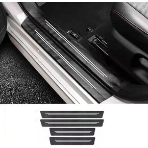 Door sill Protector, Door sill Scratch Protection (for All car Models) Door sill Protector, Door sill Trim（4PC）
