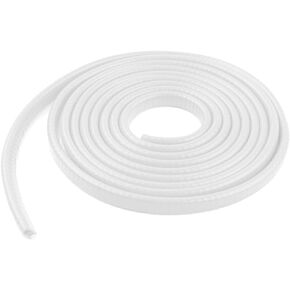 Car Door Edge Guards U Shape Rubber Car Door Protector Universal Car Door Trim Automotive Door Entry Guard (White, 16ft)