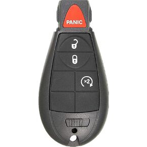 KAWIHEN Keyless Entry Remote Key Fob Replacement for 2013 2014 2015 2016 20172018 Dodge Ram Truck 1500 2500 3500 FCC ID: GQ4-53T / P/N: 56046955 (Just a case)