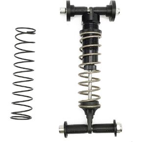 ODO LUCK Black Dampener Mod Improvement + Hard Spring for Fanatec CSL Throttle/Clutch/Non-LC (Load Cell) Pedal,Shock Absorber Mod Improvement, Modification Accessories,Bold Design with Stronger Force