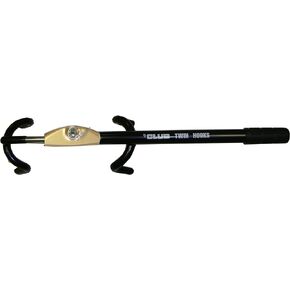Winner International The Club 3100 Twin Hooks Steering Wheel Lock, Black/Gold